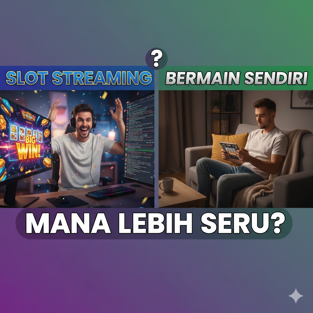 Slot Streaming vs Bermain Sendiri : Mana Lebih Seru?